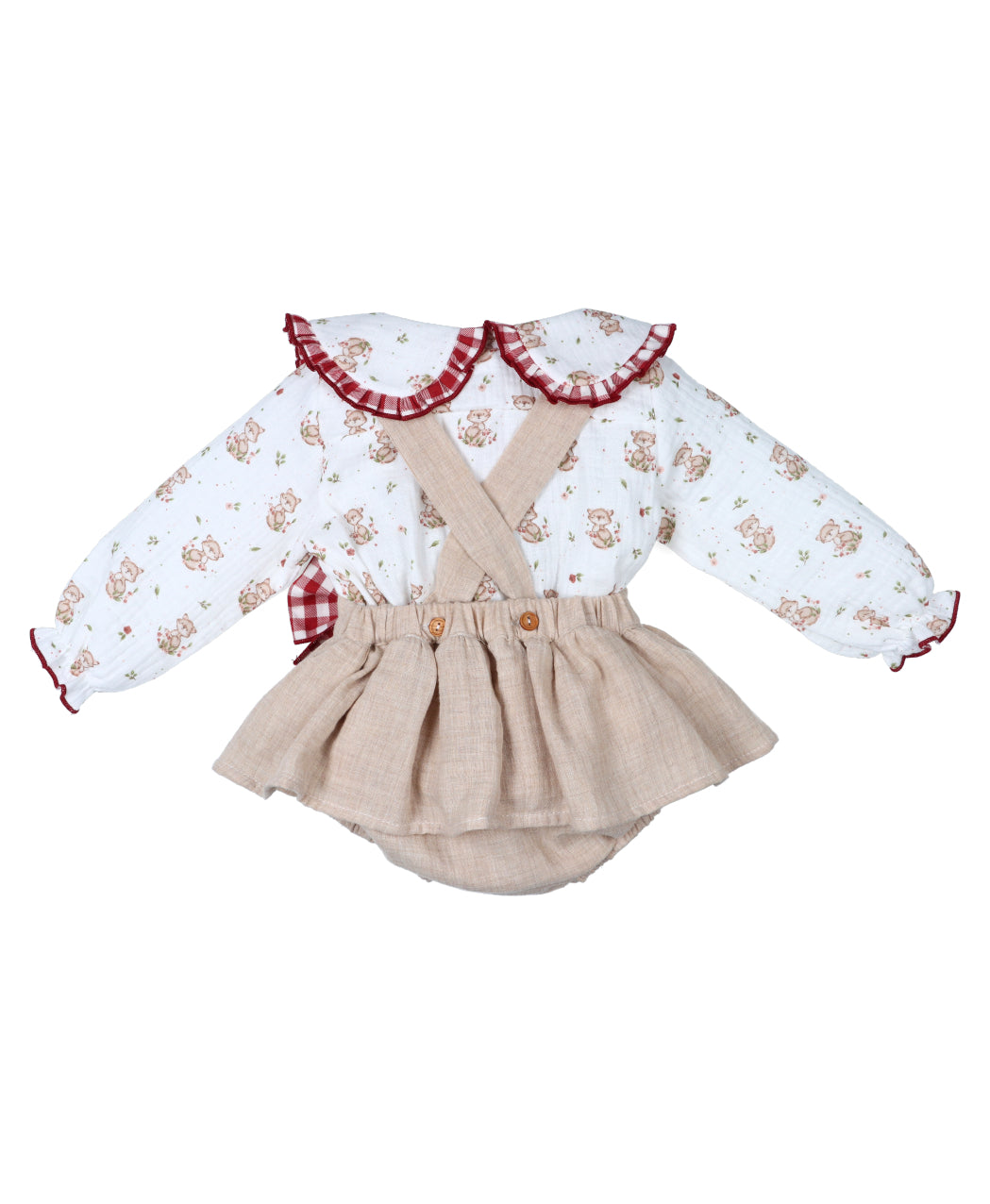 Pichi con camisa Fox-Checks