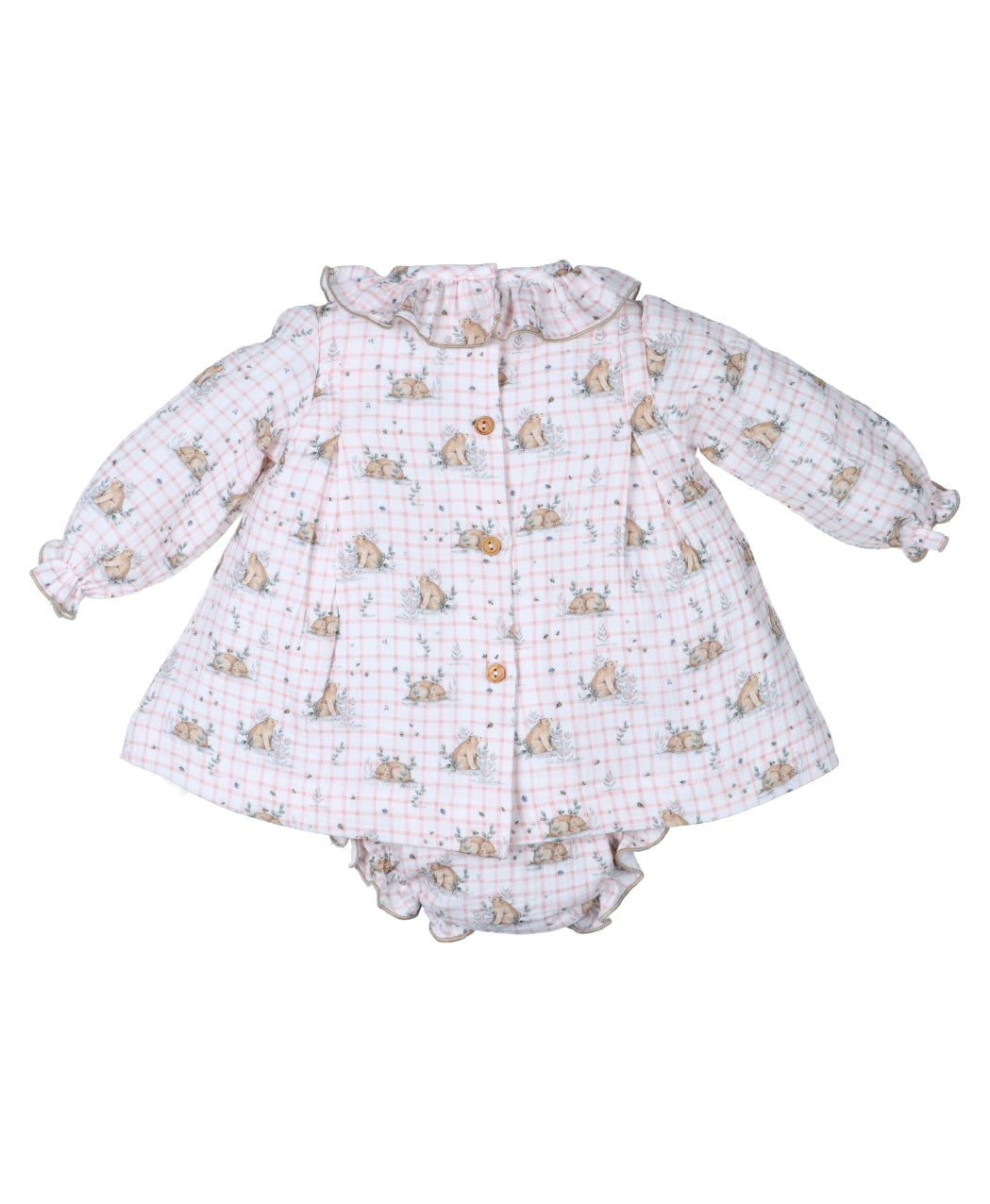 Conjunto 2 piezas Vichy Rustic Bears