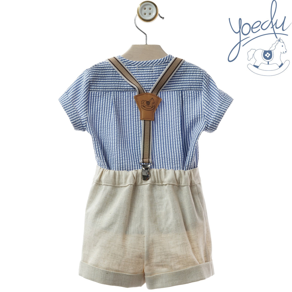 Conjunto con tirantes bebé niño MARMOLINA