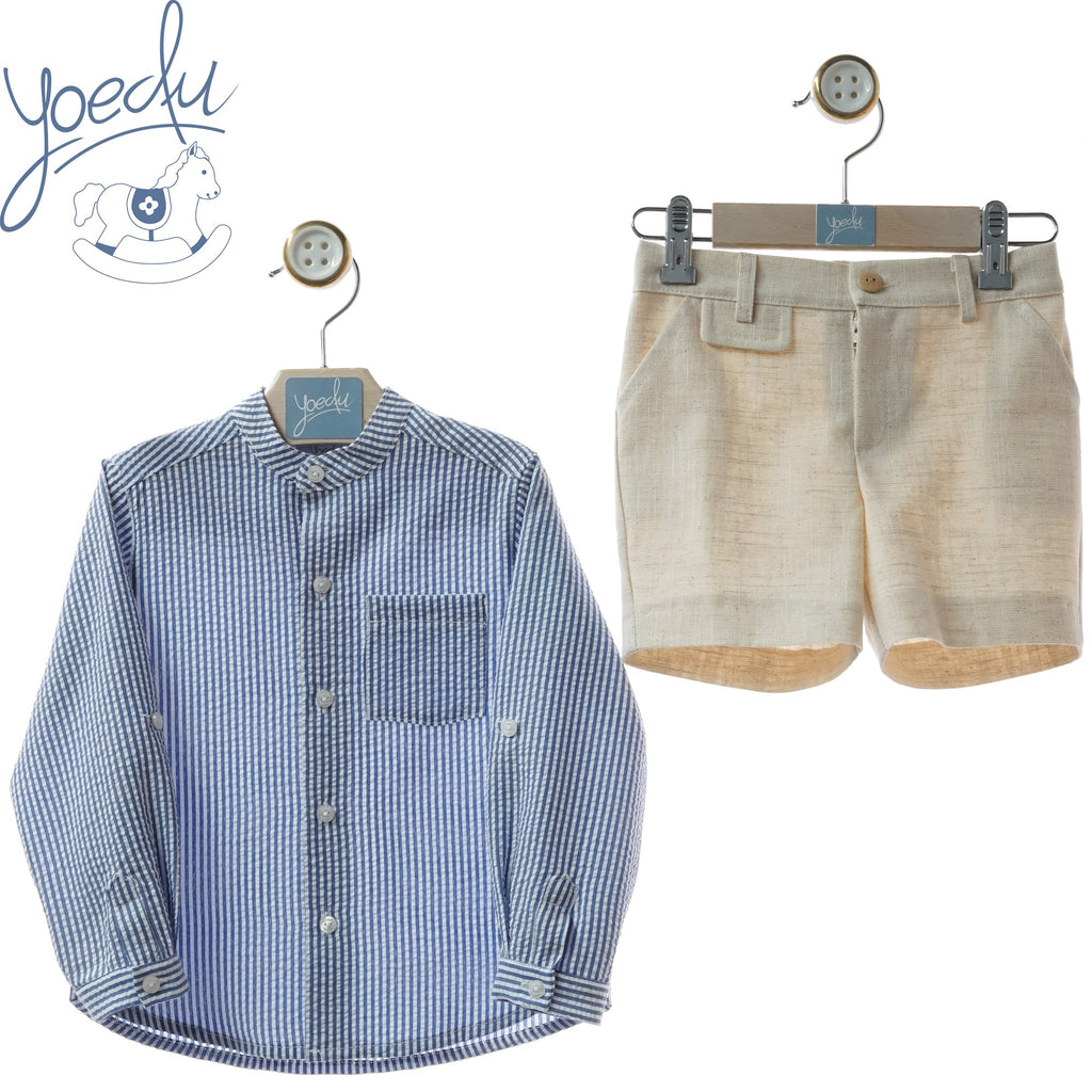 Conjunto camisa y bermuda niño MARMOLINA