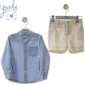 Conjunto camisa y bermuda niño MARMOLINA