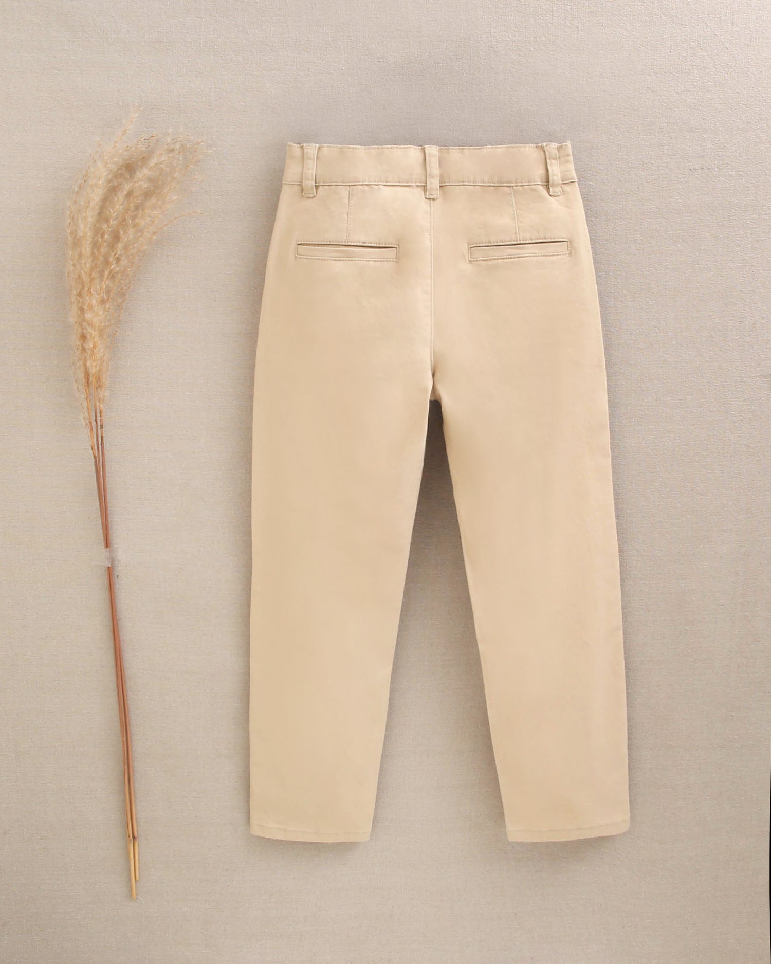 Pantalón niño largo beige
