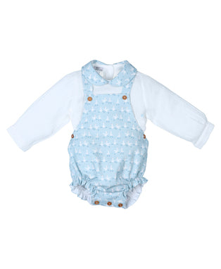 Conjunto peto 2 piezas bebe El cisne con botas