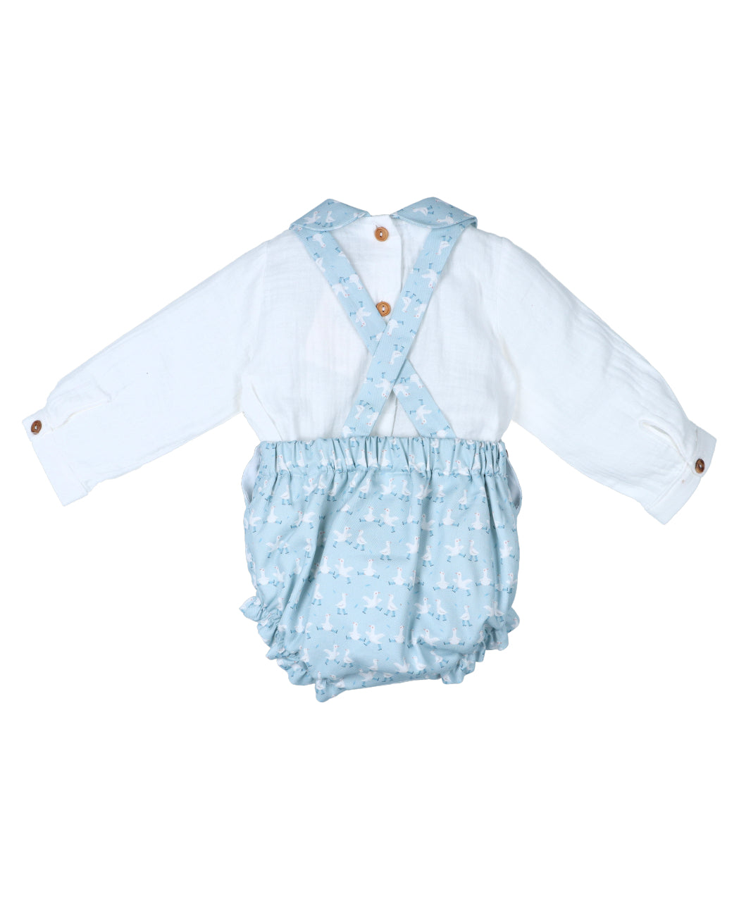 Conjunto peto 2 piezas bebe El cisne con botas