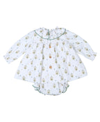 Conjunto Braga Bebé Blanco y Verde