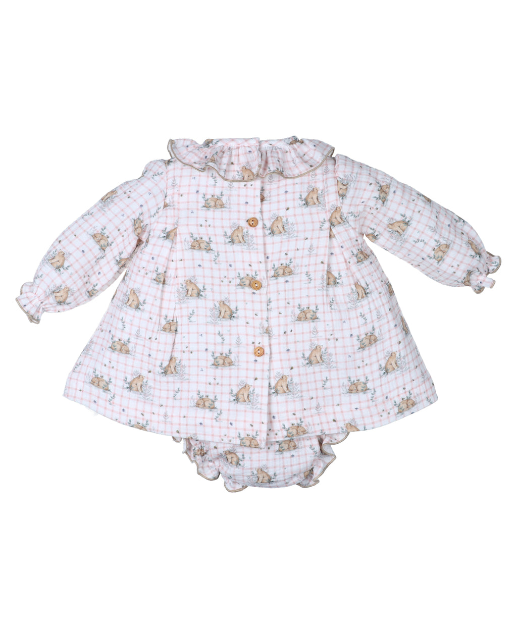 Conjunto 2 piezas Vichy Rustic Bears