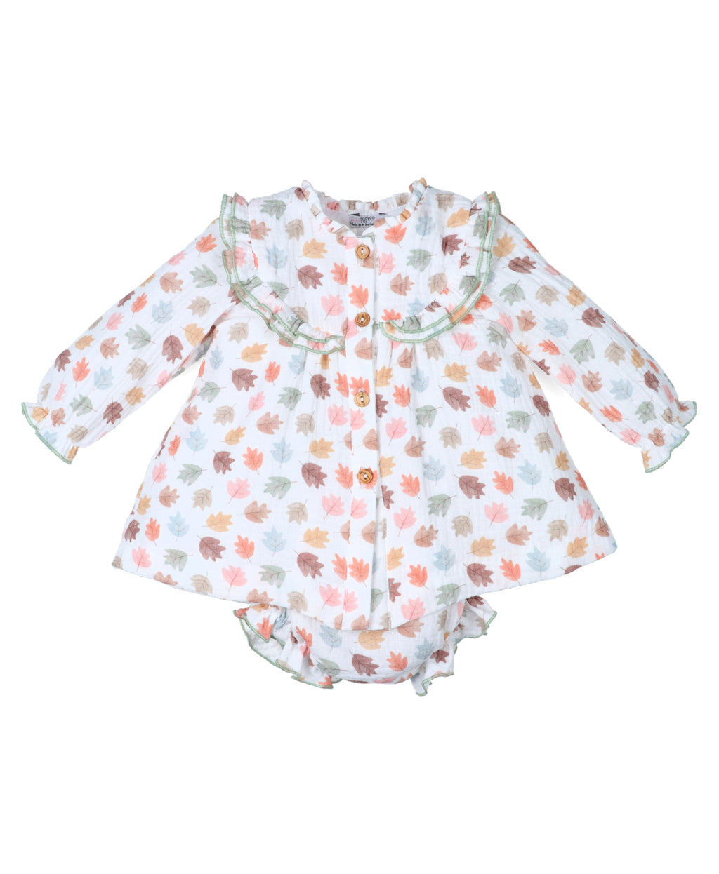 Conjunto Braga Bebé Flores