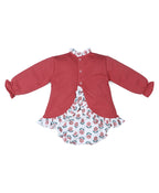 Conjunto sudadera y cubrepañal bebé