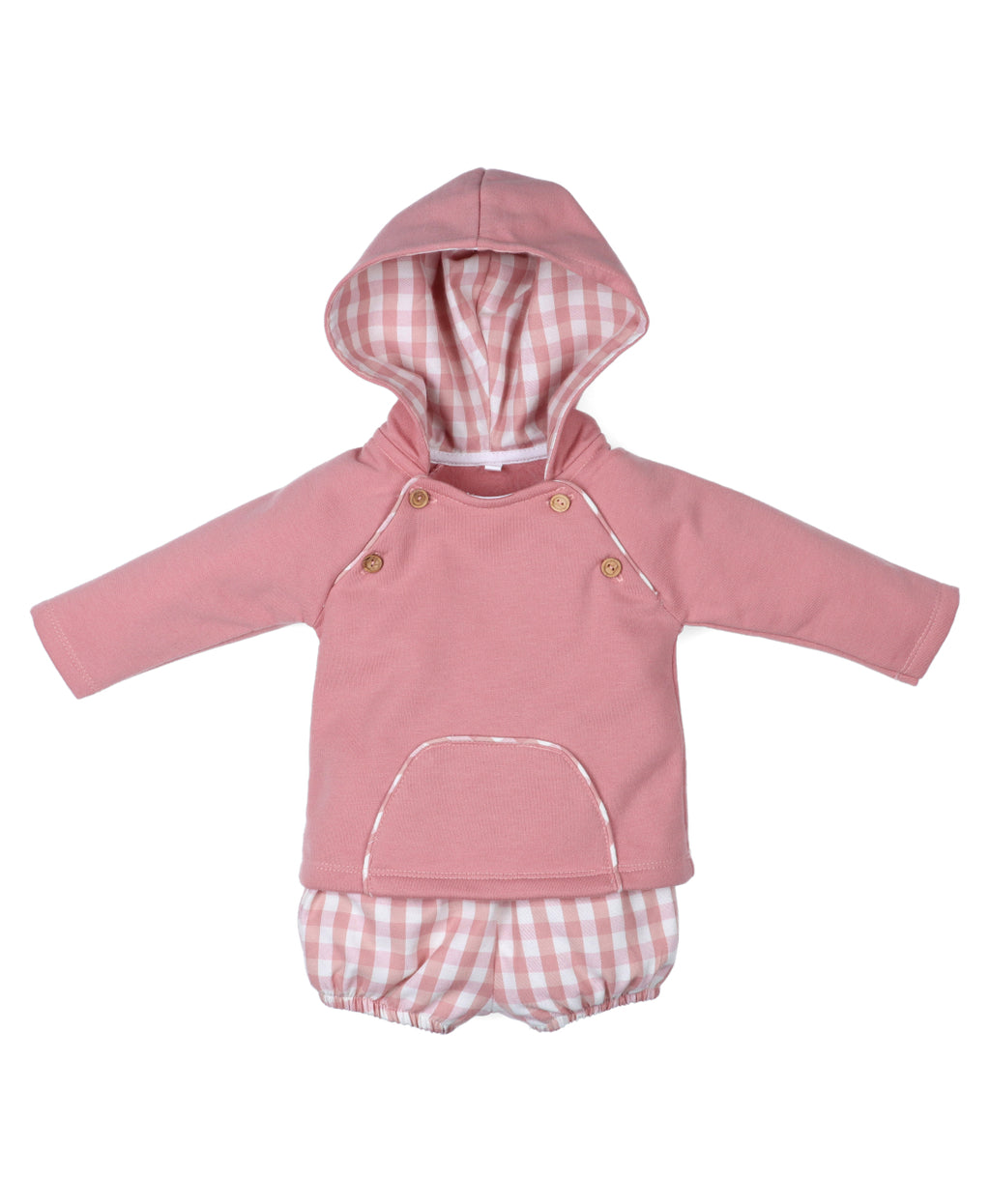 Conjunto sudadera capucha bebé Jade