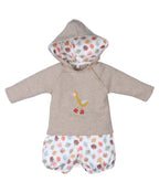 Conjunto sudadera capucha bebé Bosque de sueños