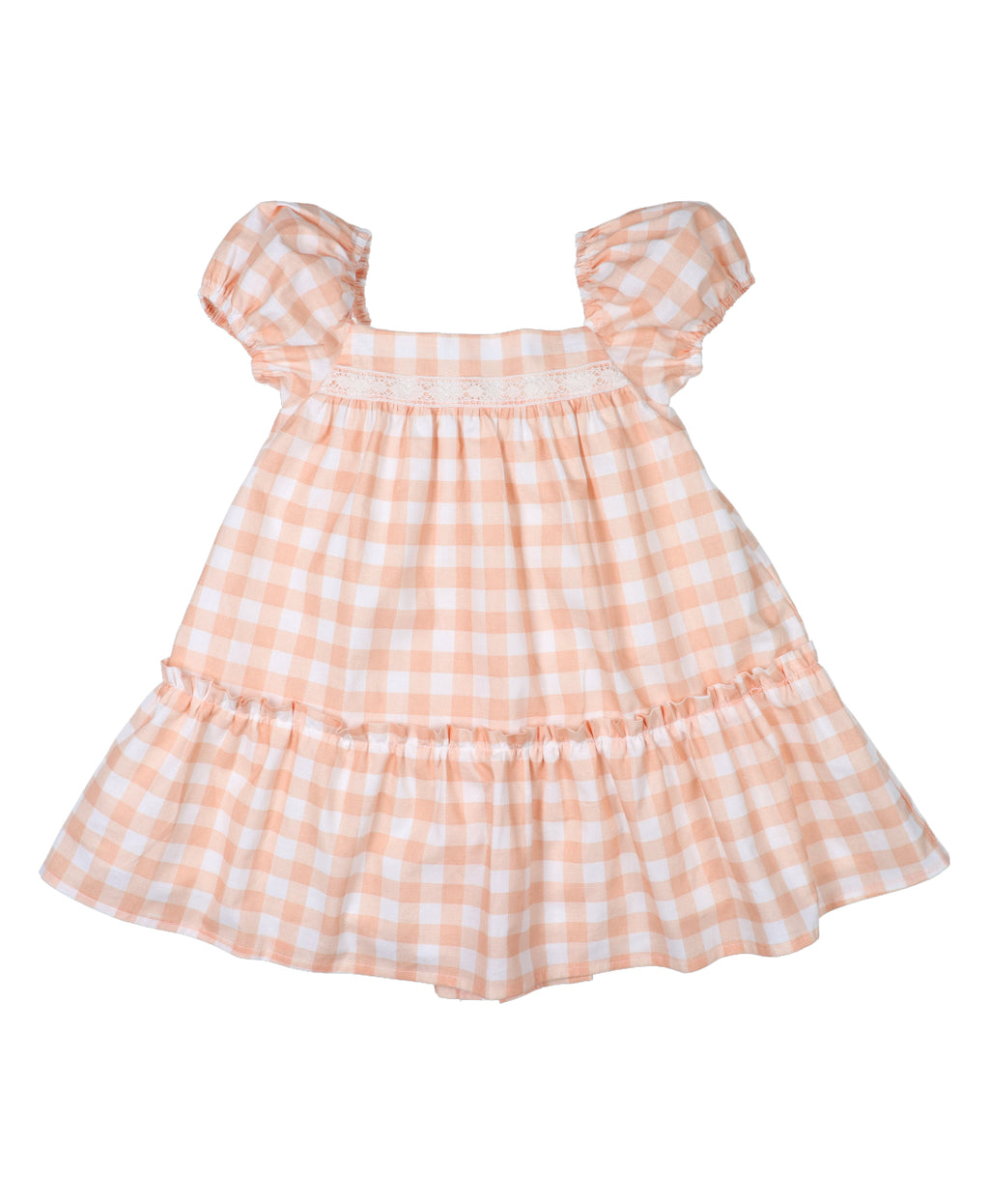 Vestido Vichy Orange
