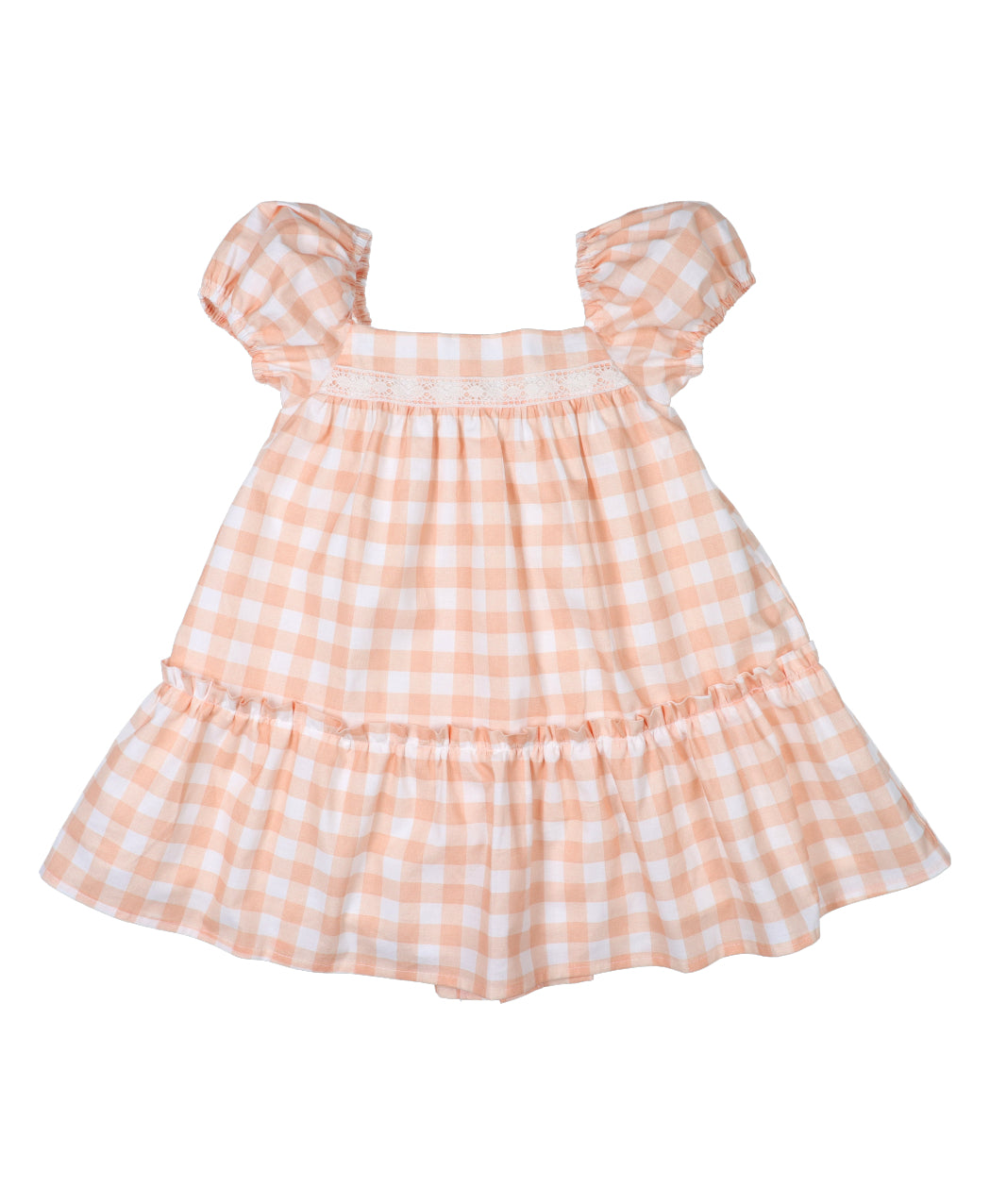 Vestido Vichy Orange