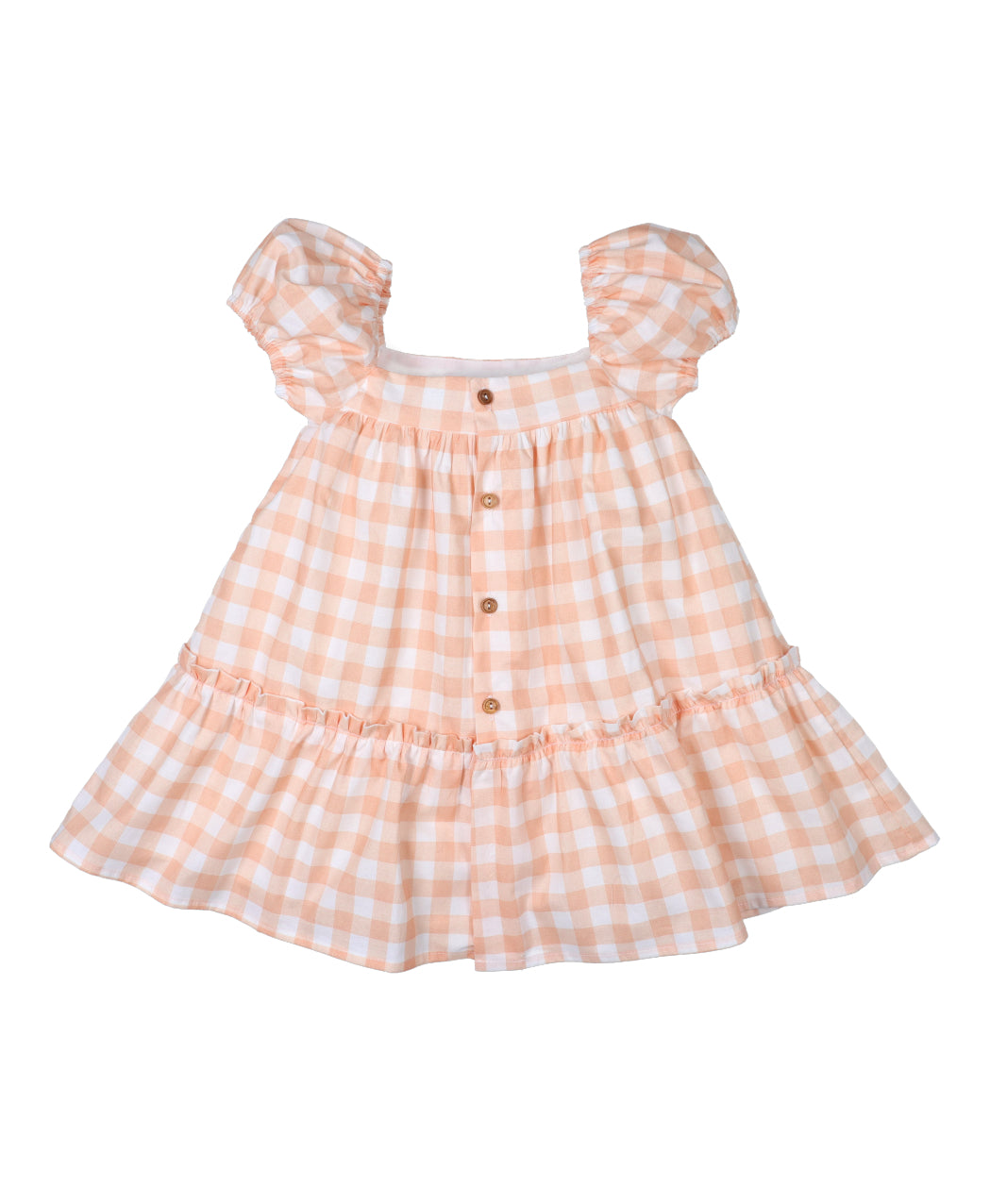 Vestido Vichy Orange