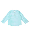 Camisa Vichy Agua