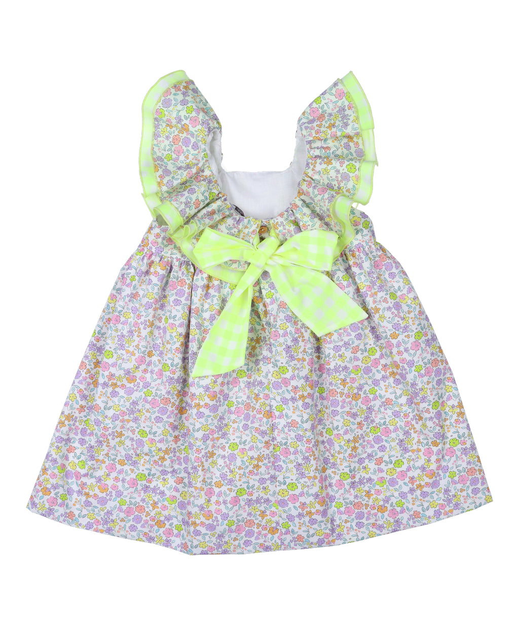 Vestido Flores Fluor