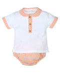Conjunto Vichy Orange
