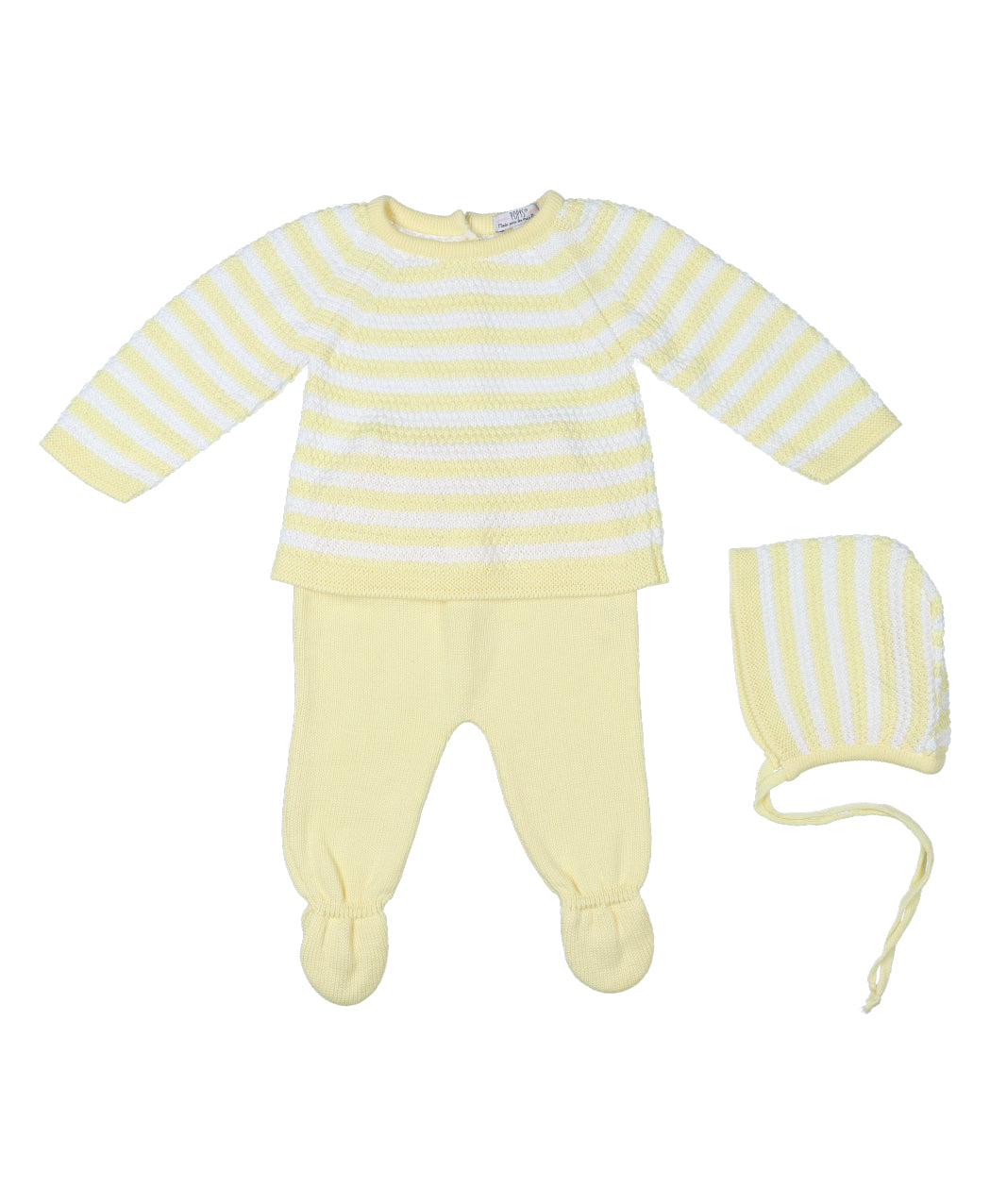 Conjunto 3 piezas de punto