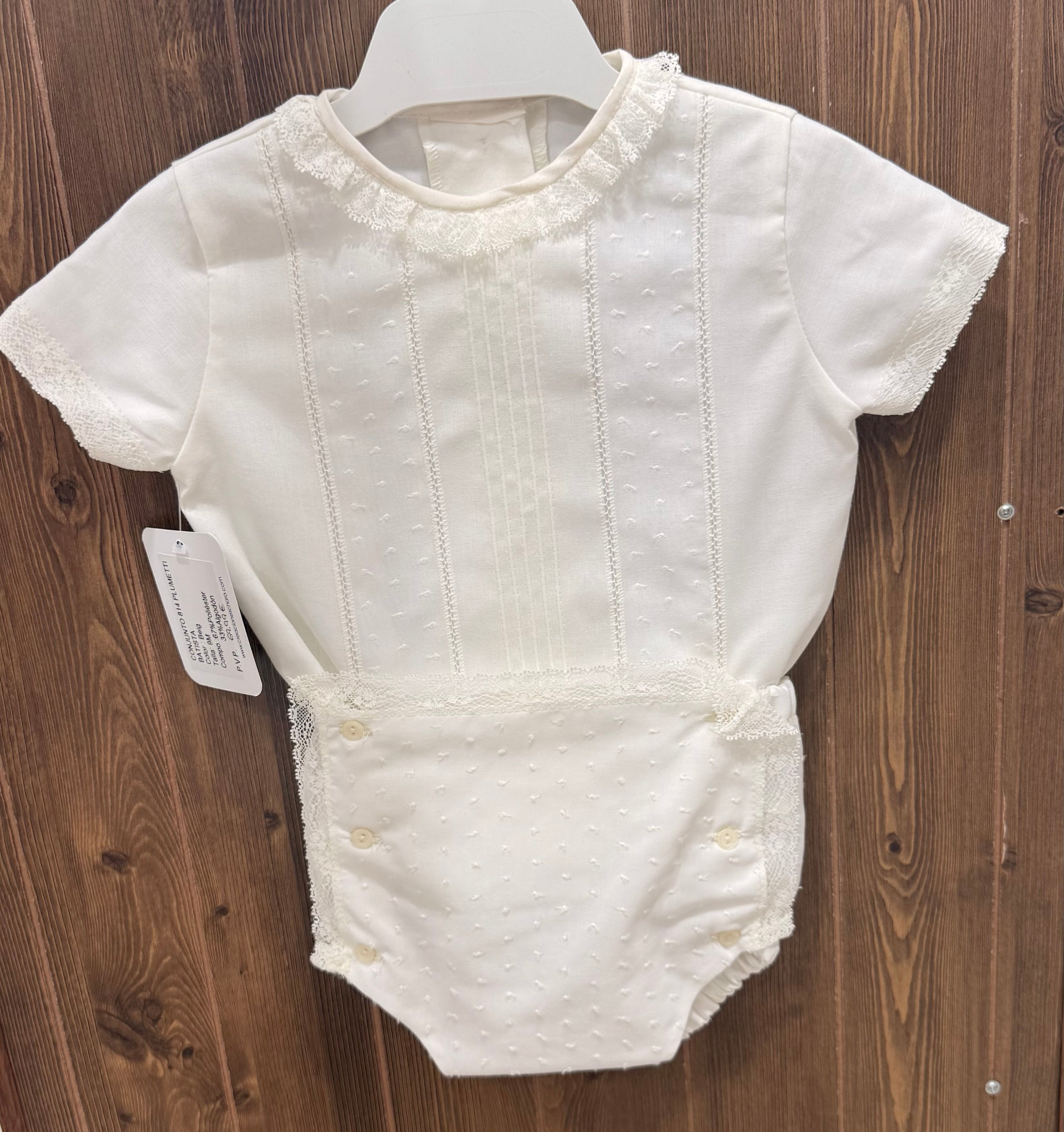 Conjunto 814 Plumeti Batista Bautizo
