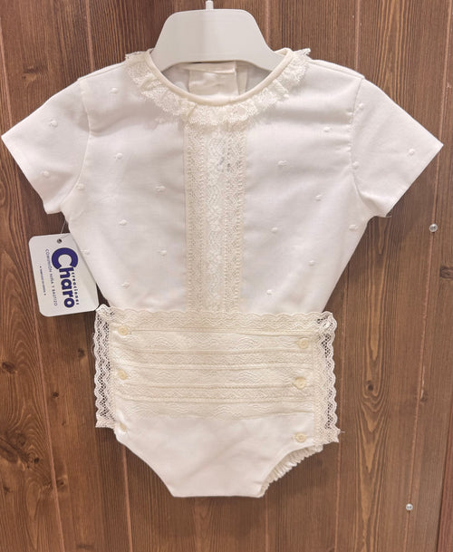Conjunto 815 Batista BDA Bautizo CREACIONES CHARO