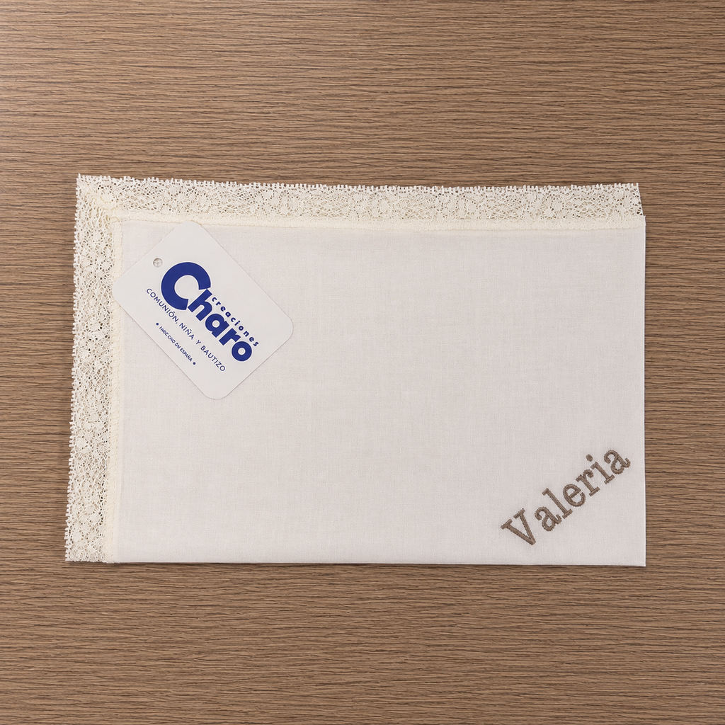 Pañuelo de Bautismo CREACIONES CHARO