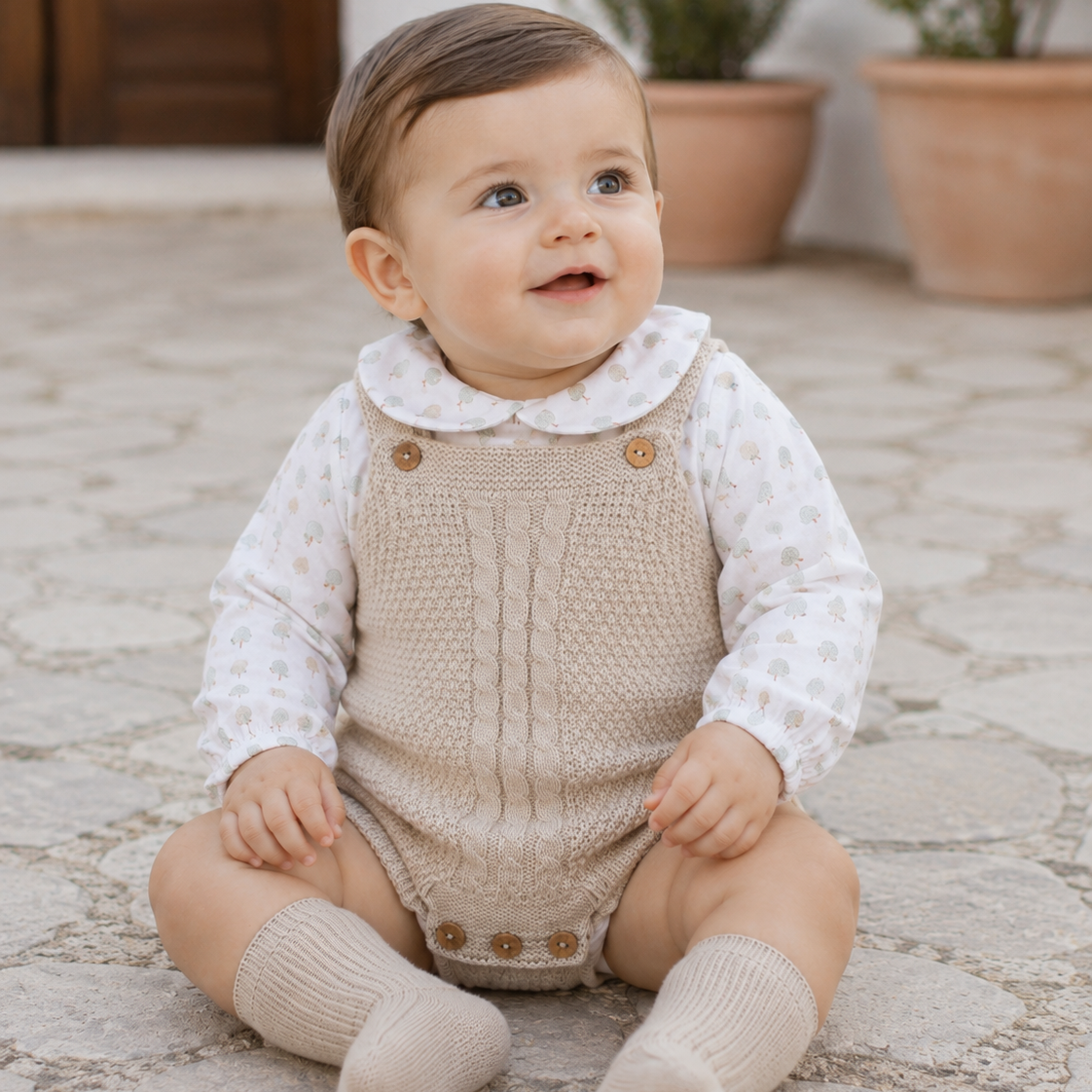 Peto de punto con camisa 32731 "FAMILIAFRESNO" POPYS