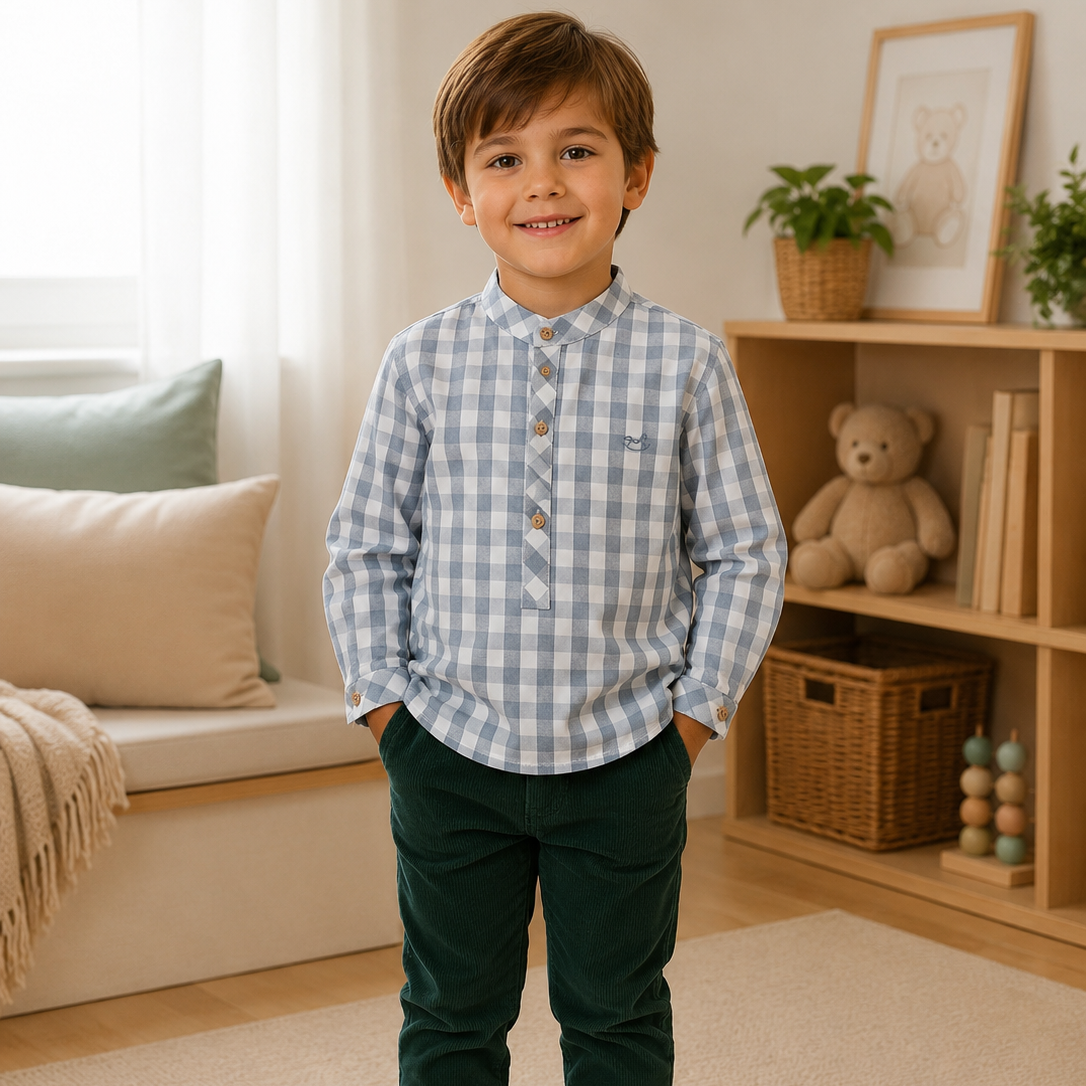 CAMISA INFANTIL NIÑO ART.2027 "Familia NIEVES" YOEDU