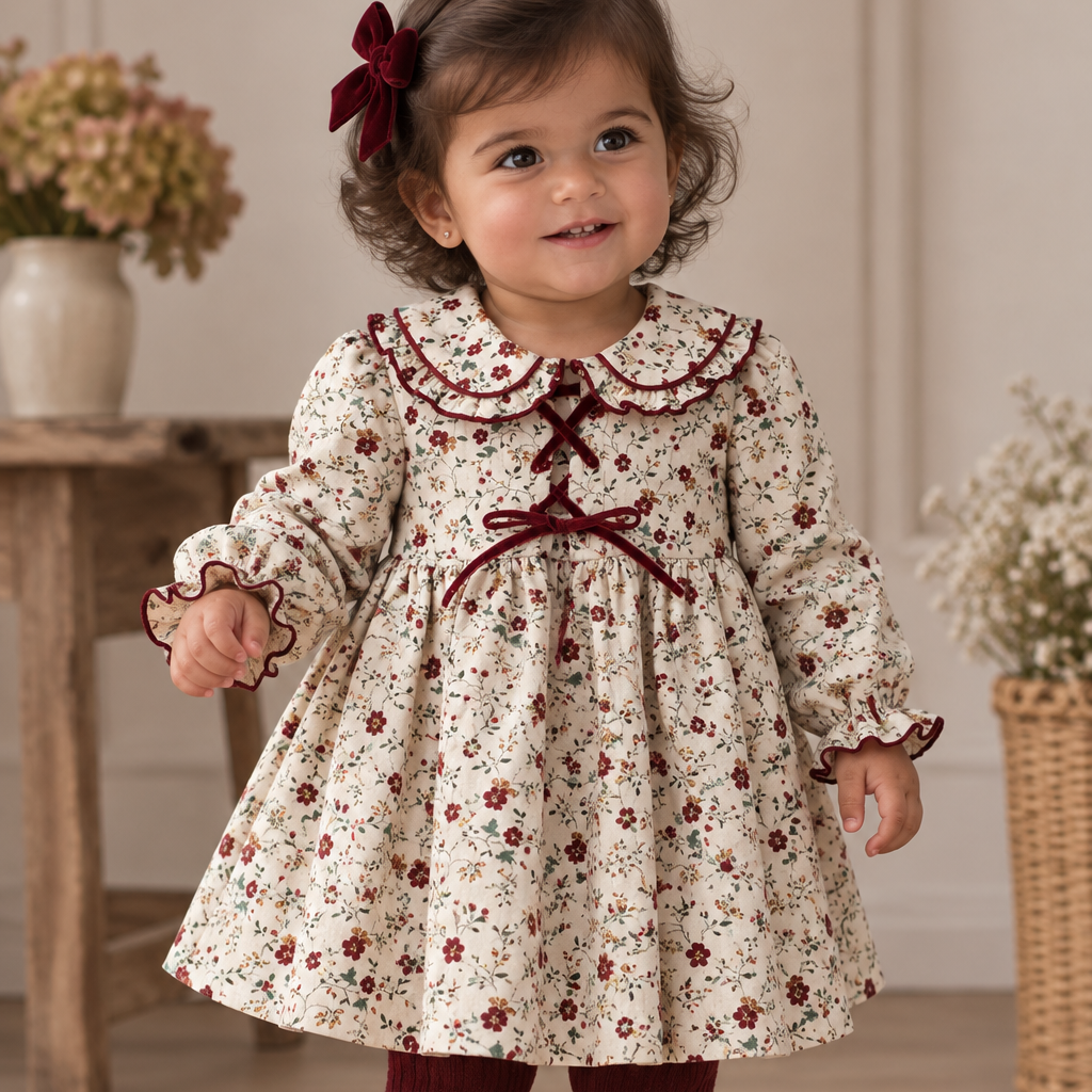Vestido con braguita niña PONTUS 26681 BASMARTI