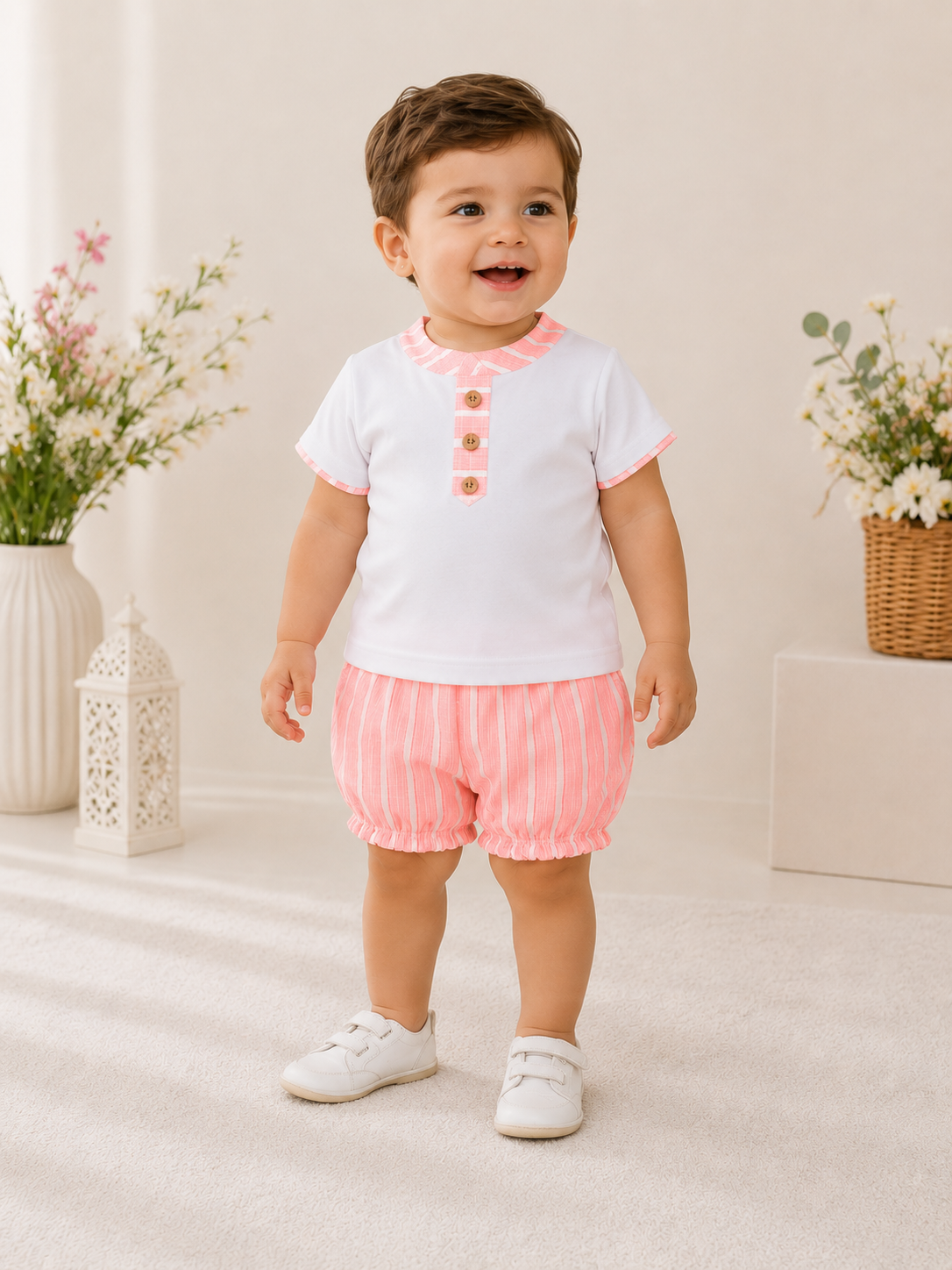 Conjunto bebé niño flúor GRETA