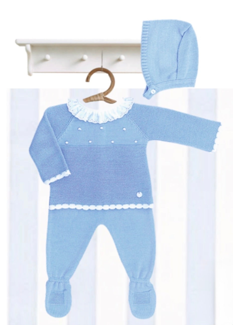 Conjunto punto de 3 piezas VALENTINA BEBES