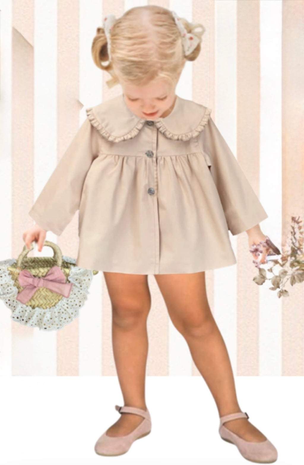 Gabardina niña VALENTINA BEBES