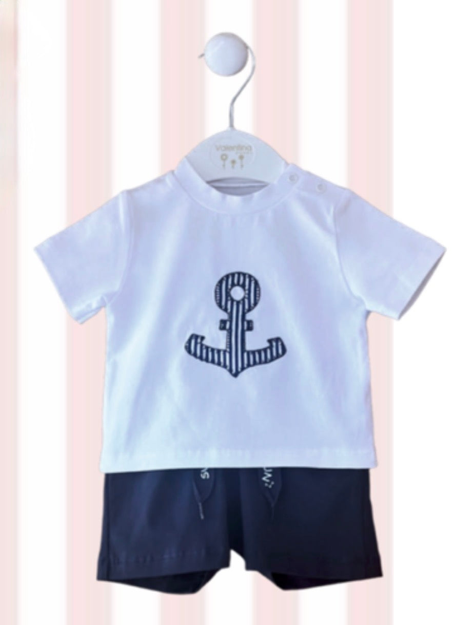 Conjunto 2 piezas niño  NAVY VENECIA