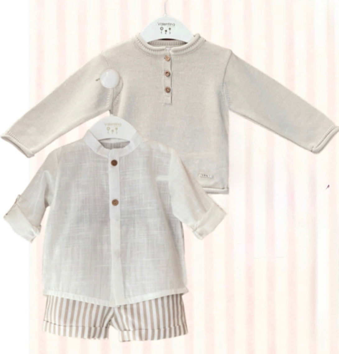 Conjunto camisa y bermuda niño ROMA