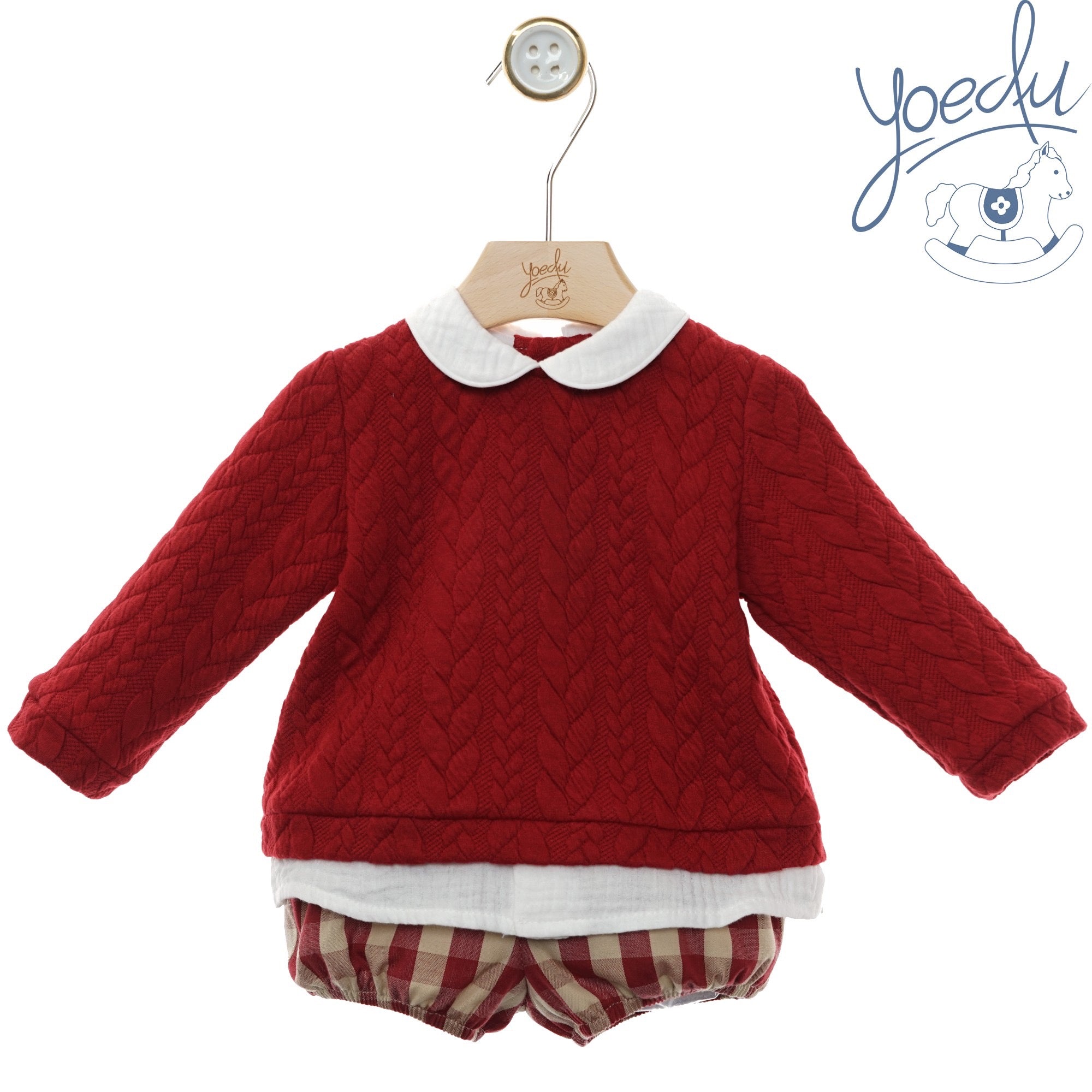 CONJUNTO BABY ART.1014 "Familia GUINDA" YOEDU