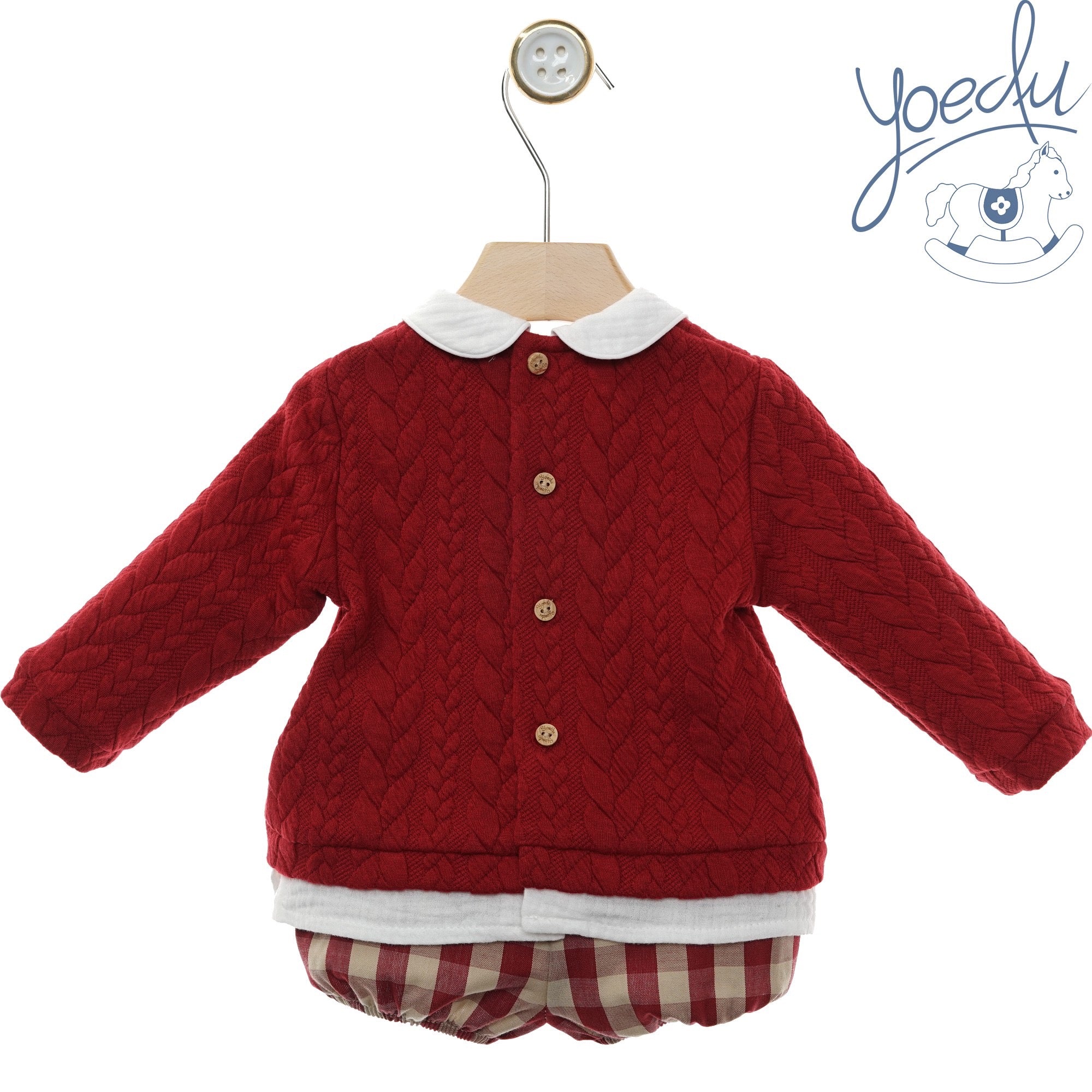 CONJUNTO BABY ART.1014 "Familia GUINDA" YOEDU