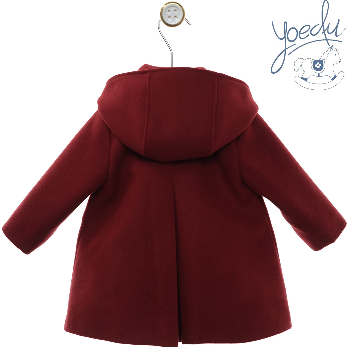 ABRIGOS BEBE ART.3981 "PAÑO CAPUCHA DESMONTABLE" YOEDU