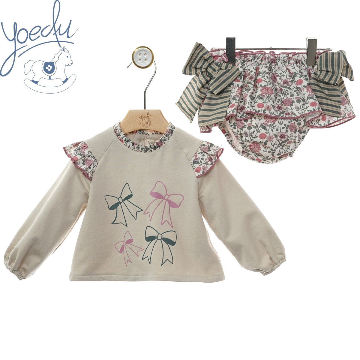 CONJUNTO NIÑA ART.2234 2 PIEZAS "Familia AURORA" YOEDU