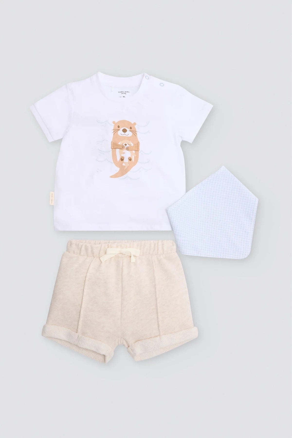 Conjunto bebe tres piezas Isabel Mora
