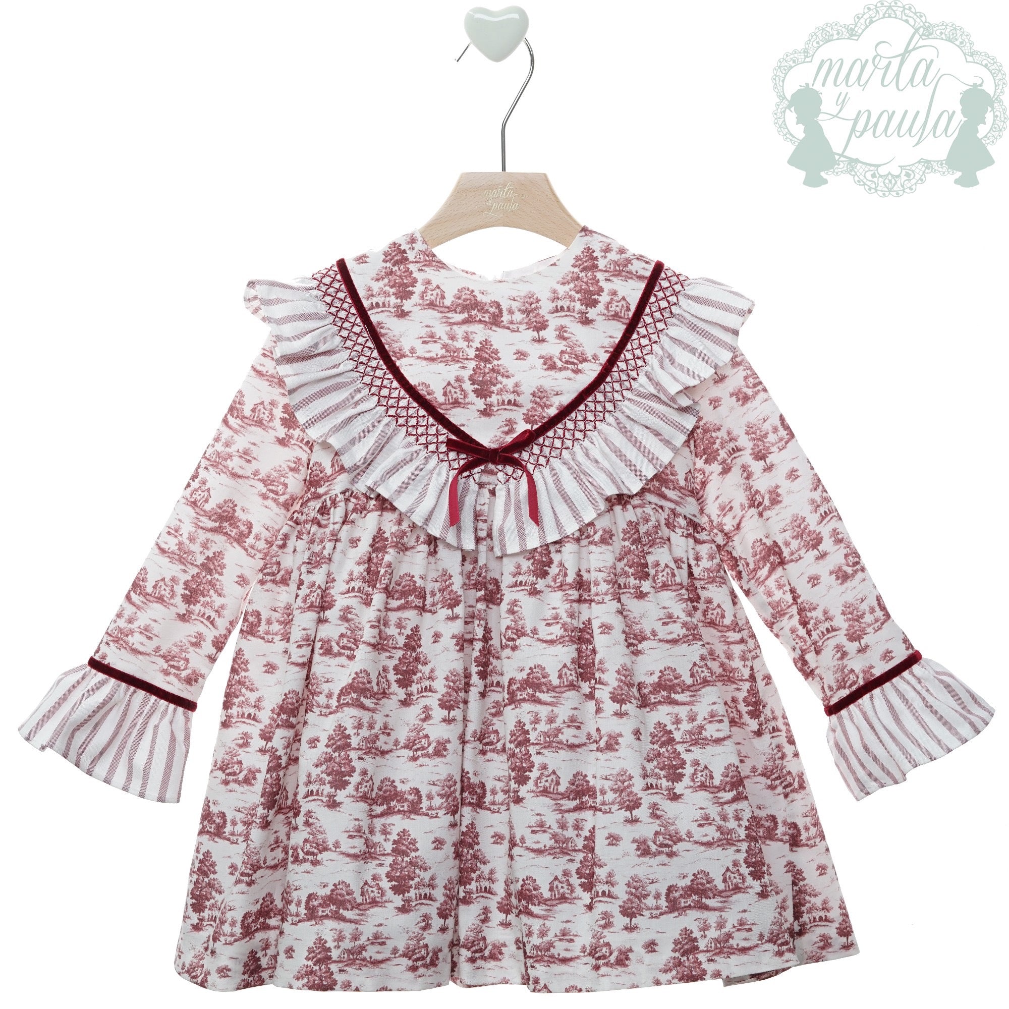 VESTIDO INFANTIL ART.5154 "Familia AZAFRAN"- MARTA Y PAULA