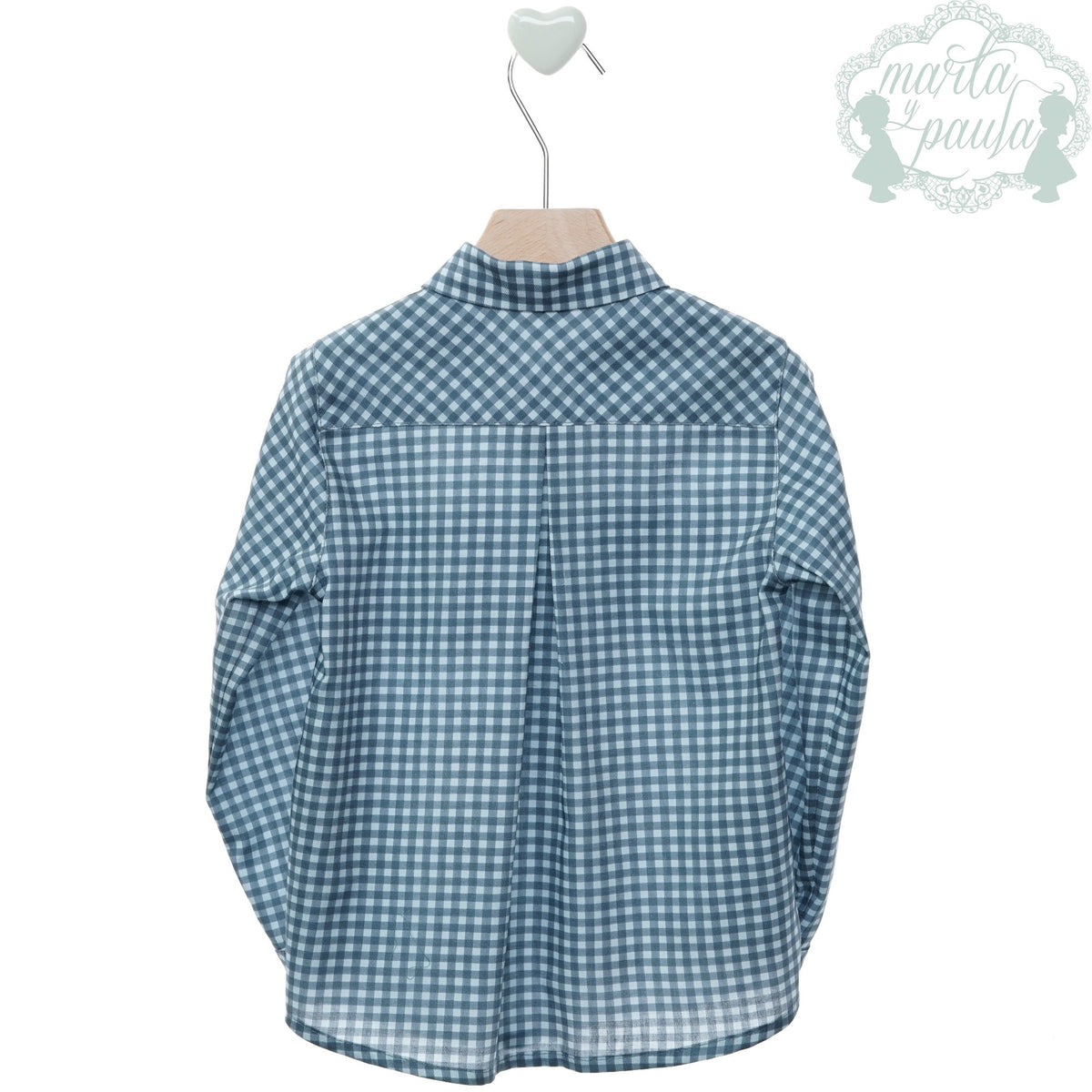 CAMISA INFANTIL NIÑO MANGA LARGA ART.2020 "Familia HIERBABUENA" MARTA Y PAULA