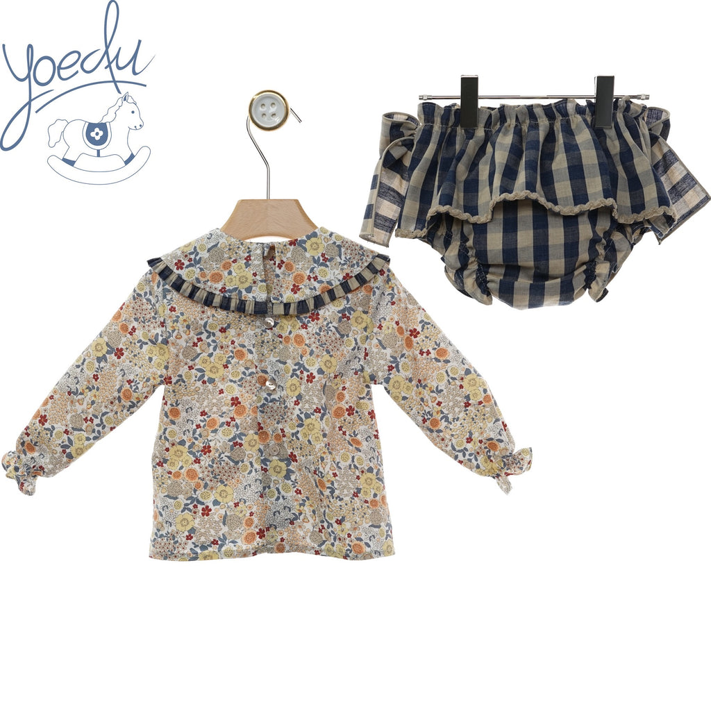 CONJUNTO NIÑA ART.2227 2 PIEZAS "Familia CAMELIA" YOEDU