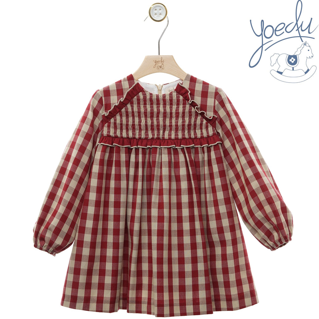 VESTIDO INFANTIL ART.5154 "Familia GUINDA" YOEDU