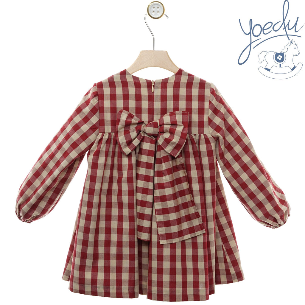 VESTIDO INFANTIL ART.5154 "Familia GUINDA" YOEDU