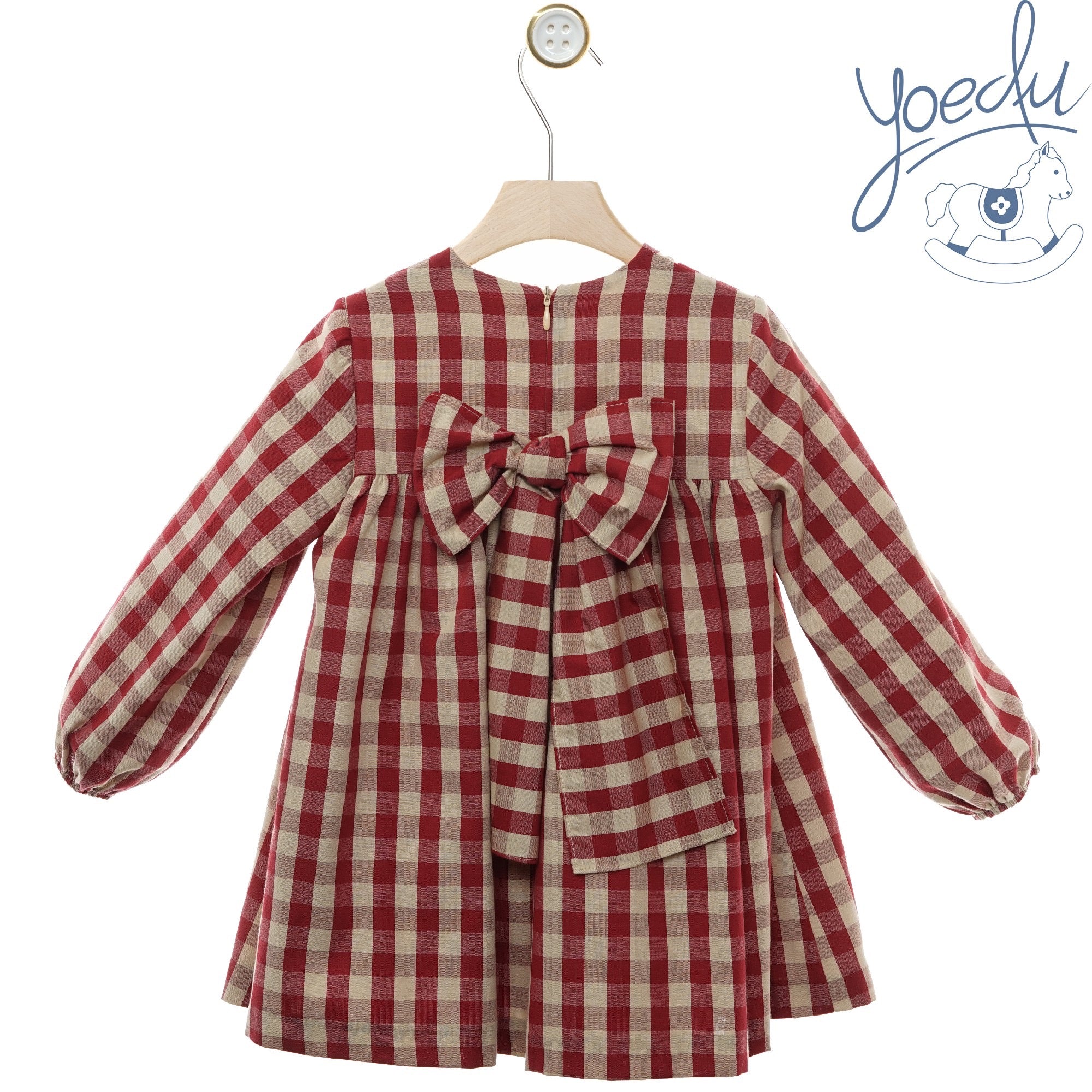 VESTIDO INFANTIL ART.5154 "Familia GUINDA" YOEDU