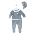 Conjunto punto con capota Gris