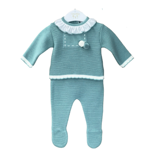 Conjunto punto con capota Verde
