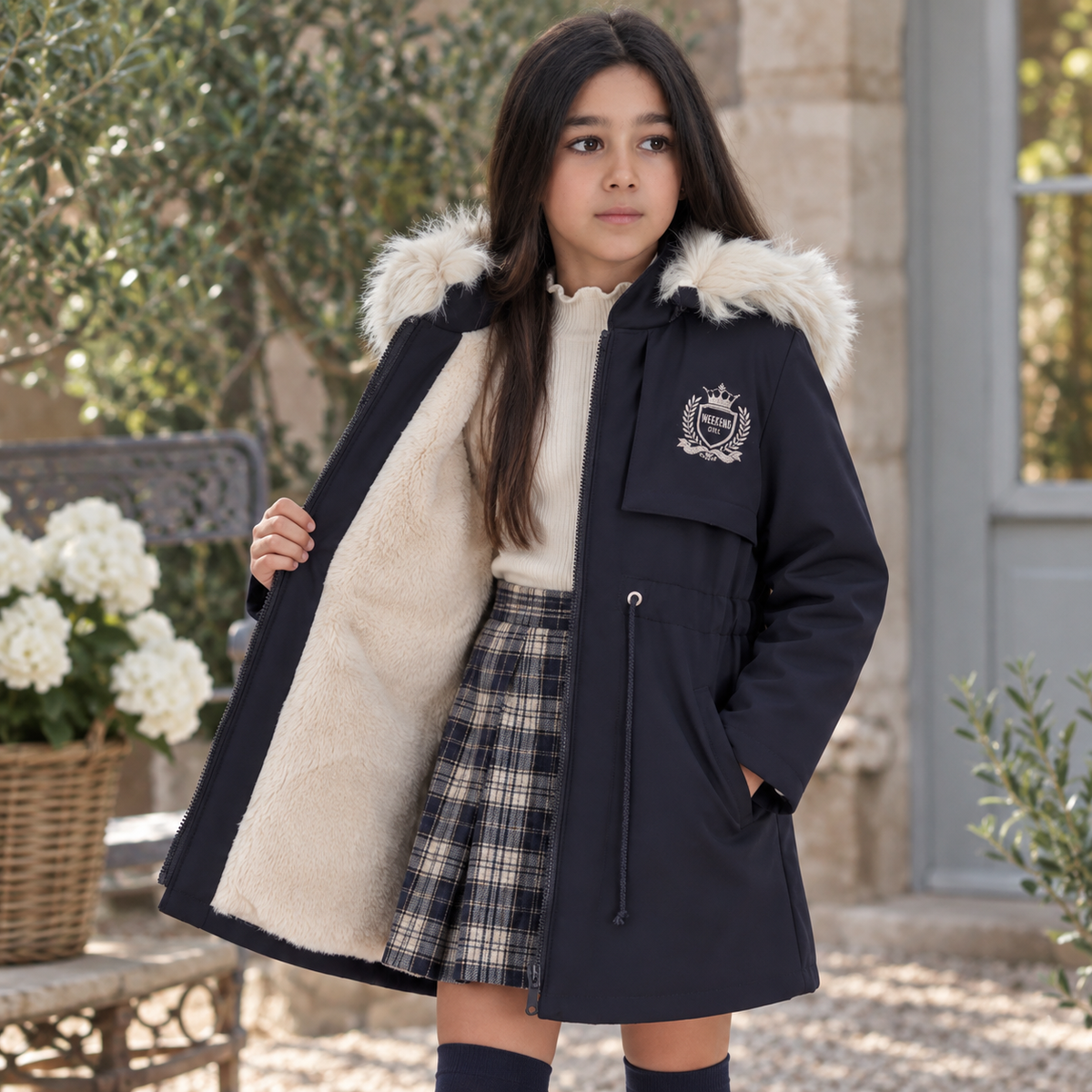 Parka forrada peluchito 2611705 NEKENIA
