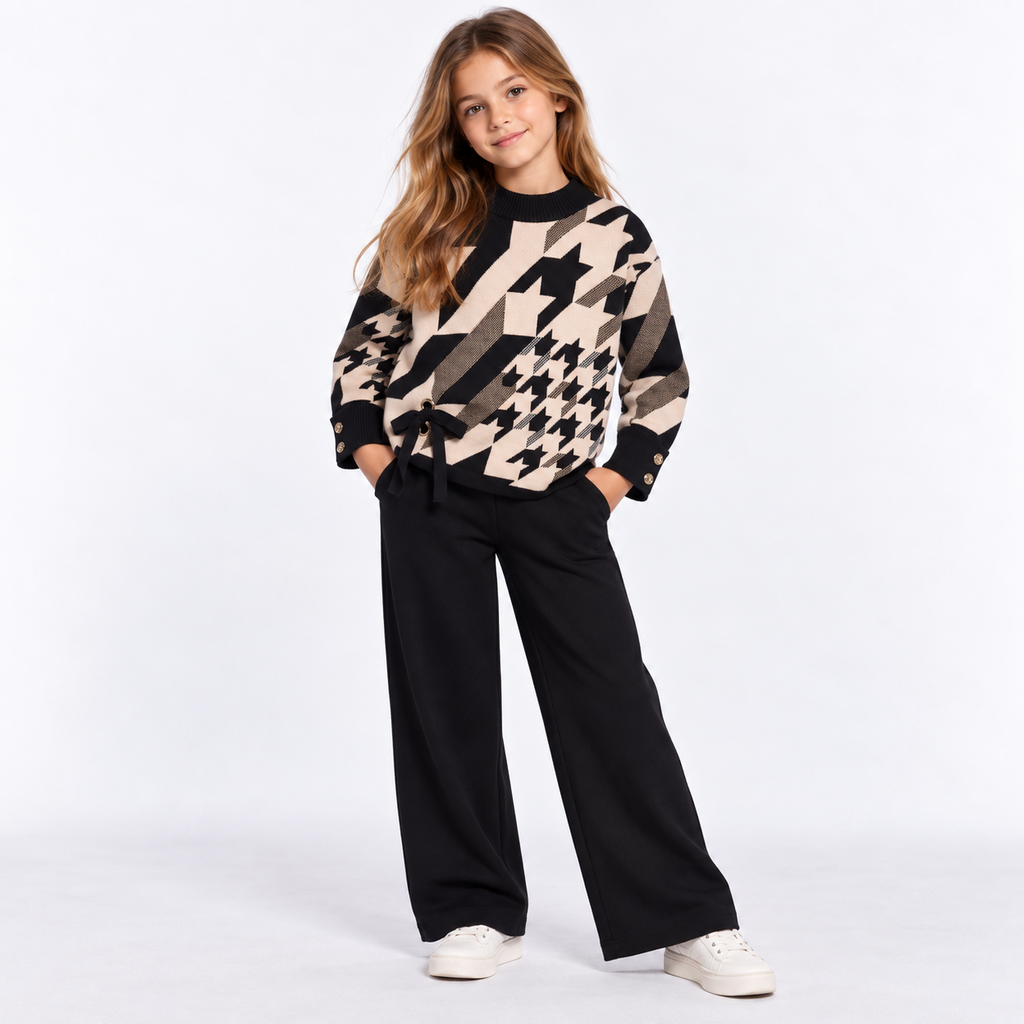 Conjunto Pantalón Tricot Niña ABEL & LULA