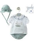 Conjunto de bebé niña 3 piezas GRES