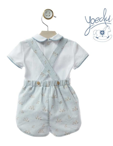 Conjunto peto bebé niño ARCILLA