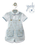 Conjunto peto bebé niño ARCILLA